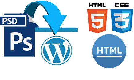 Conversion (PSD to Html, Html to Bootstrap, Html to Php, HTML to Wordpress etc)